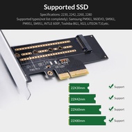 Pci express x4 orico m.2 nvme 32Gbps low profile bracket psm2 - Pci-e m2 m-key Expansion card