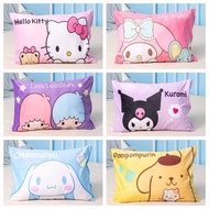 SANRIO Pillowcase-6 Designs In Total-Polyester Fiber Fabric Soft And Comfortable To The Touch-Size 6