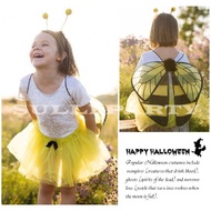 Shirley Party~Bee Wings Three-Piece Set Halloween Costume Cross-Dressing Cute Little Bee Insect
