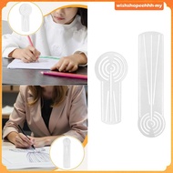 [WishshopeehhhMY] Geometric Pattern Drawing Ruler Drawing Template Lightweight Aid Professional Proj