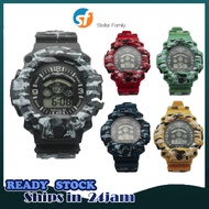 Jam Tangan Digital Budak Tentera Design Kids Army Watch