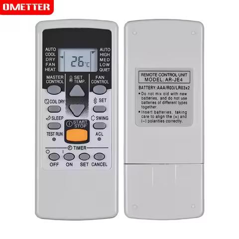 Replacement Air Conditioner Remote Control For Fujitsu AR-DJ5 AR-JE5 AR-JE4