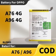 Battery Compatible For Oppo A76 A96 4G BLP885 Bateri