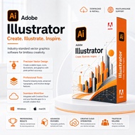 Illustrator 2026-2018 Full Version For Windows Mac Vector Graphic Design Software Lifetime Use