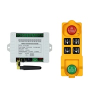 Benzhong-DC12V 24V 36V 4CH Wireless Remote Control Radio RF Waterproof Transmitter 433MHz Receiver