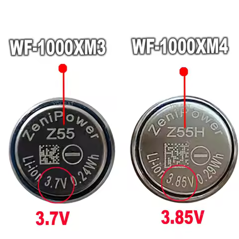 Z55H Battery For Sony WF-1000XM4 WF-1000XM3 1000X WI-SP600N WF-SP700N WF-SP900 Bluetooth Earphone Ba