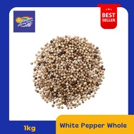 Bangka Whole White Pepper 1kg / White Pepper Whole 1kg