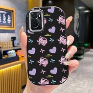 Case For OPPO A36 A76 A96 Small Flower Cat Silicone Phone