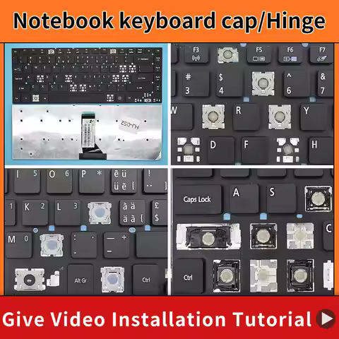 Replacement Keycap Key cap Hinge for Acer Aspire E5-471 E5-471P E5-471PG E5-472G EC-470G ES1-411 ES1