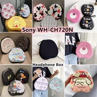 READY STOCKFor Sony WH-CH720N Headphone Case Simple Cartoon Headset Earpads Storage Bag Casing Box