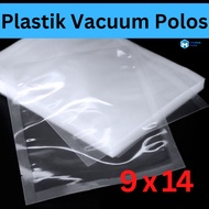 9x14 vacuum plastic plain foodPOLOS vacuum bag plastic non-embossedPOLOS