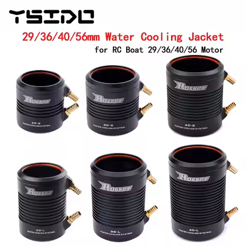 SURPASS HOBBY 29 36 40 56 Water Cooling Jacket Cover for 2948 2968 3660 3670 3680 4074 4082 4092 568