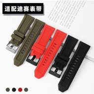 Watch Strap Large Silicone Watch Strap Diesel Diesel DZ4323 1657 4318 Red Devil 7370 Strap 26mm