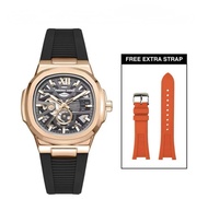 Pagani Gear Mens Rubber Quartz Watch PG-G2013 | Men Watch | Fashion | Free One Extra Strap