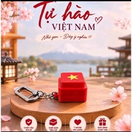 Vietnamese flag clicky keychain | 3DS keychain
