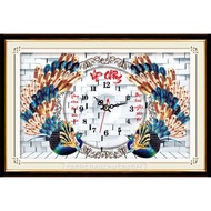 Stone Studded Painting, Cross Embroidery Painting Peacock And Wife'S Watch LV026, LV3019 - Self-Embr