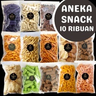 (0_0) 10ribuan, Macam2 Aneka Snack Cemilan Ringan Pedas, Asin, Manis