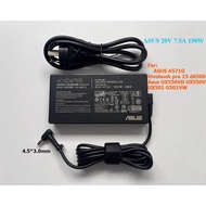 ASUS A571G K6400Z UX5500GD K571GT notebook charger 20V 7.5A 150W power adapter
