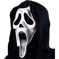 Topeng Hantu Seram Halloween, Topeng Hantu Menakutkan untuk Seluruh Kepala, Reka Bentuk Bernafas unt
