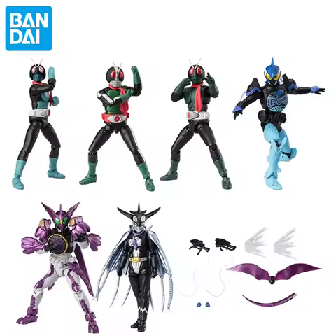 Bandai Genuine Kamen Rider Shokugan Toys XX10 Anime Figures Mezool OOO Action Model Decoration Creat