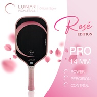 Lunar Pickleball Pro (Power) Rose Edition 14mm16MM Toray T-700 Raw Carbon Fiber