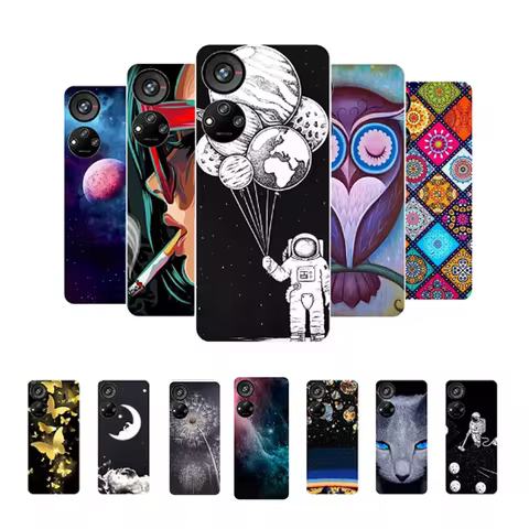 For ZTE Axon 40 SE Case Cover ZTE Axon 40 SE Funda Astronaut Soft Silicone Back Cover Case for ZTE A