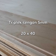 Custom plywood sengon 5mm smooth plywood plywood 2 sides width 20cm x 40cm