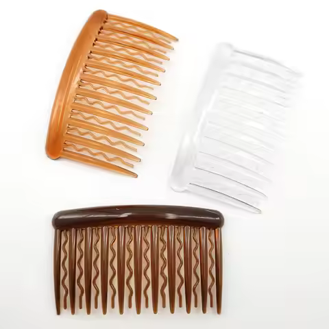21 Teeth French Twisted Hair Comb - Simple and Stylish Hair Accessory for Women and Girls