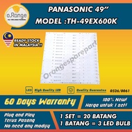 TH-49EX600K PANASONIC 49" LED TV BACKLIGHT(LAMPU TV) PANASONIC 49 INCH LED TV BACKLIGHT TH49EX600K 4