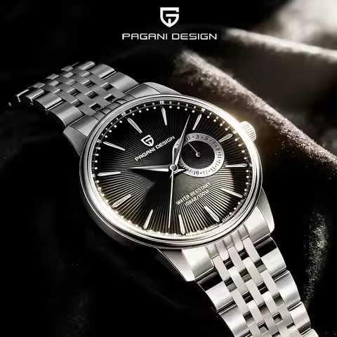 PAGANI DESIGN 2026 New Mens Quartz Watch Business Fashion New Stainless Steel Strap 100M Water Resis