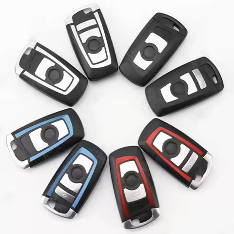 2pcs 3/4 Button Remote Smart Car Key Shell Fob Case For BMW CAS4 F System 3 5 7 Series 2009 2016 E90