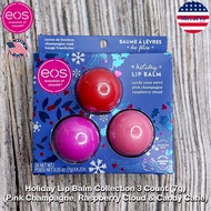 eos® Holiday Lip Balm Collection 3 Count (7g) Each ลิปบาล์ม ลิปไข่ ลิปบำรุงริมฝีปาก กลิ่นหอมหวานละมุ