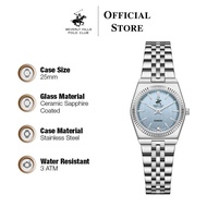 Beverly Hills Polo Club BHPC Jam Tangan Wanita Ladies' Stainless Steel Quartz Watch BP3922C