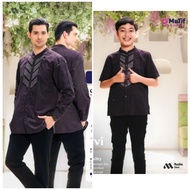 MUTIF Gamis CHAFIKA Koko GARVI Grepeade Dress Muslim Brukat Sarimbit Keluarga Terbaru Katun S-3XL