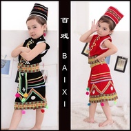 Kids Dai Dance Costume WA Childrens Ethnic Dance Costume Girl Minority Kids Costume