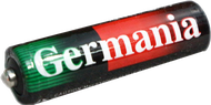Cermania/Germania ถ่านก้อน เล็ก AAA สำหรับ อุปกรณ์อิเล็คทรอนิกส์ กล้องถ่ายรูปดิจิตอล เครื่องเล่นเทป ซีดี วีซีดีพกพา เกม เมาส์ คีย์บอร์ด ฯลฯ (เลือก 4 ก้อน / 60 ก้อน)
