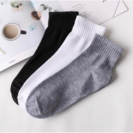 [BIG DEAL] 1 Pair working socks, plain socks, low cut socks, crew socks, black socks, school socks, 