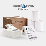 MillionParcel Thermal Printer Label Sticker| Shipping Label | Waybill Printer Sticker Label | Barcod