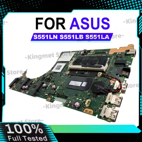 S551LN Laptop Motherboard For ASUS VivoBook S551LB S551LA S551L R553L Notebook Mainboard With I3 I5 