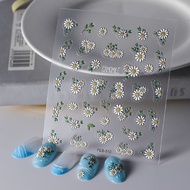 Flower Manicure Sticker Three-dimensional 5D Frosted Daisy Nail Sticker