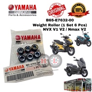 YAMAHA WEIGHT ROLLER NVX / NMAX 1 SET ORIGINAL (B65-WE763-00/2DP-E7632-00)- Pulley Roller NVX NMAX V1 V2 1 Set