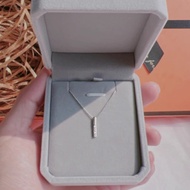 CZ Straight Rod Necklace Good Meaning Minimalist Style Women's Accessories