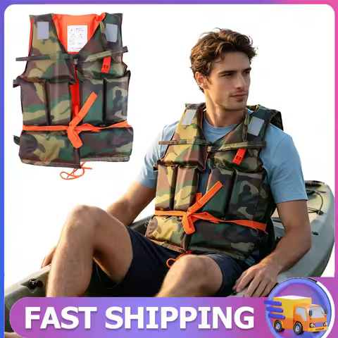 Oxford Fabric Safety Life Vest Wear- Water Sports Survival Vest Tear- Fishing Life Jackets for Child