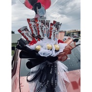 KINDER BUENO+FERRERO BOUQUET🍫💐