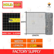 Galvanized Welded iron wire mesh 1x 1 1 x 1/2 Welded Wire Fence roll cyclone wire mesh Door Bird cag