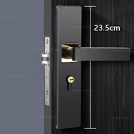 Silent Door Lock General Purpose Door Lock Set Aluminum Complete Lockset Home Office Door Handle