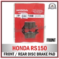 HONDA RS150 - 100% ORIGINAL FRONT / REAR Disc Brake Pad - [06435-KPP-T01] [06455-K56-N01TH]