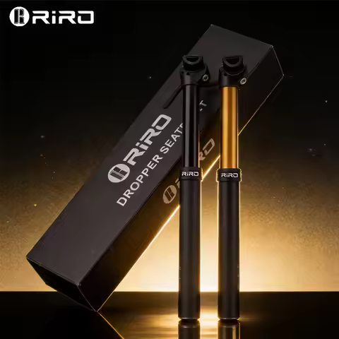RIRO Bicycle Dropper Seatpost 27.2 30.9 31.6 Hand-controlled Adjustable Height Telescopic MTB Bike S