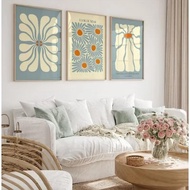 Blue Matisse Print Poster Flower Market Canvas Painting Boho Simple Modern Daisy Wall Art Gallery Living Room Decoration