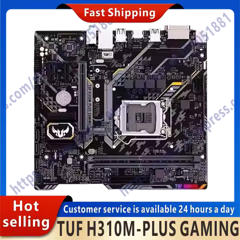 TUF H310M-PLUS GAMING Original Used Desktop H310 H310M DDR4 Motherboard LGA 1151 i7/i5/i3 USB3.0 SAT